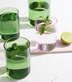 Verre Favorite Drinking Glass Smile Green