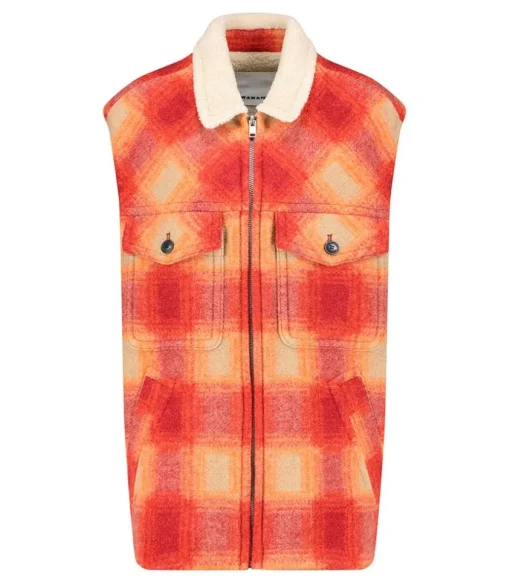 Veste Sans Manches Kiran Orange